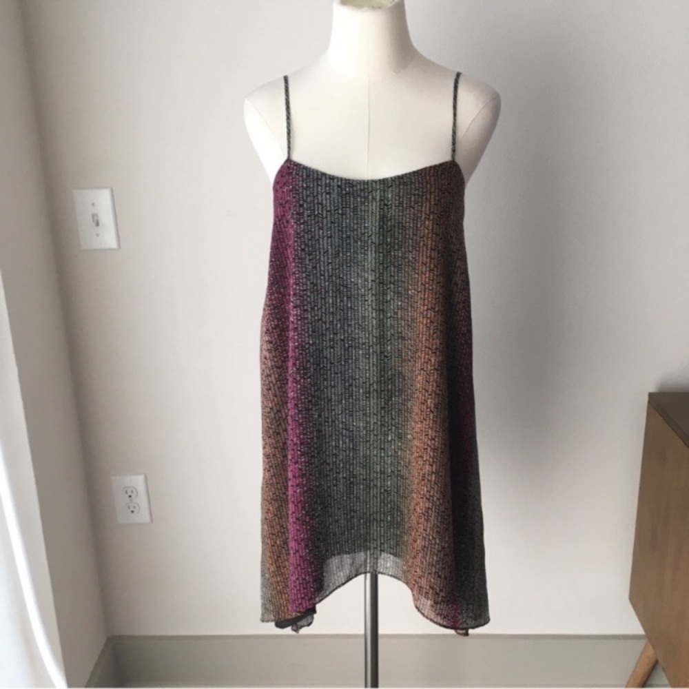 BCBGeneration XS Sharkbite Hem Dress